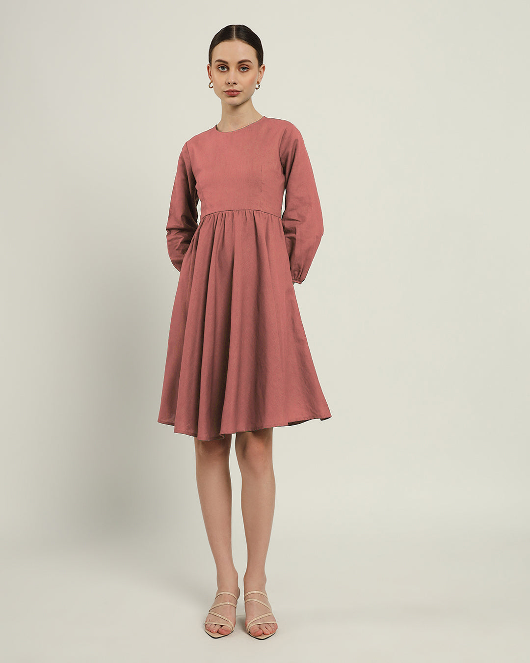 The Exeter Ivory Pink Dress