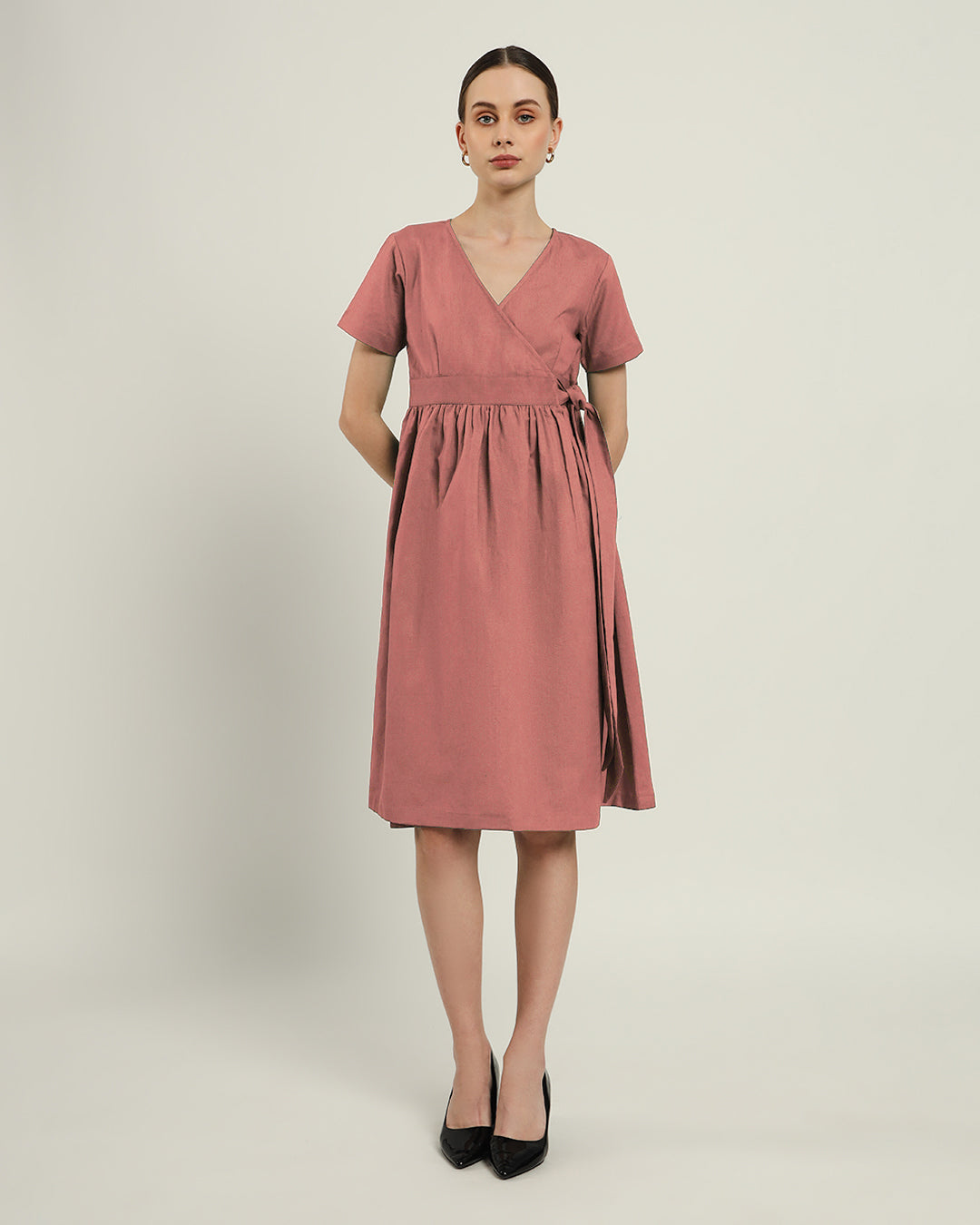 The Miyoshi Ivory Pink Dress