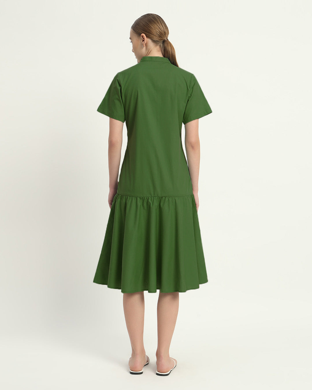 The Emerald Melrose Cotton Dress