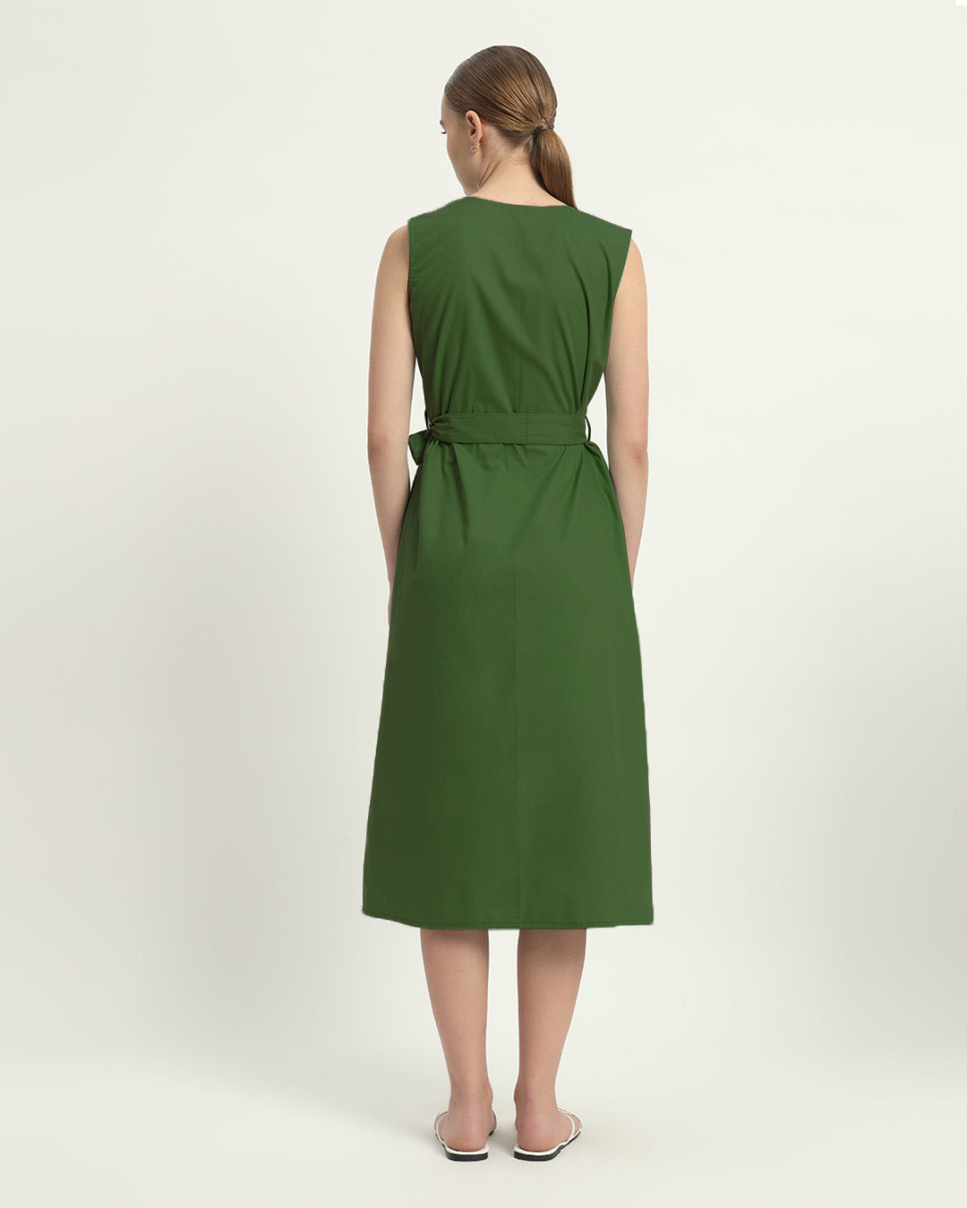 The Emerald Windsor Cotton Dress