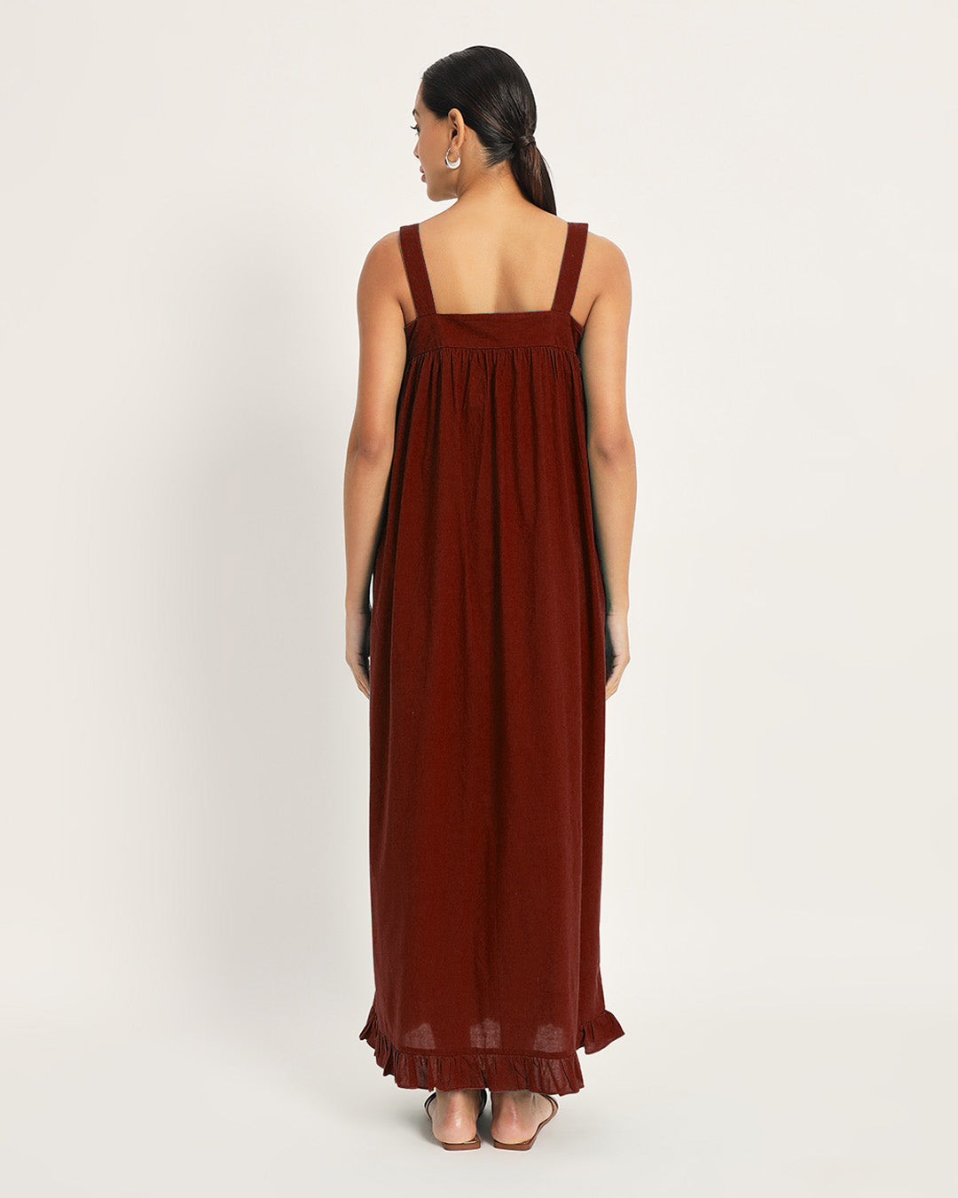 Combo: Black & Russet Red Twilight to Noon Nightdress