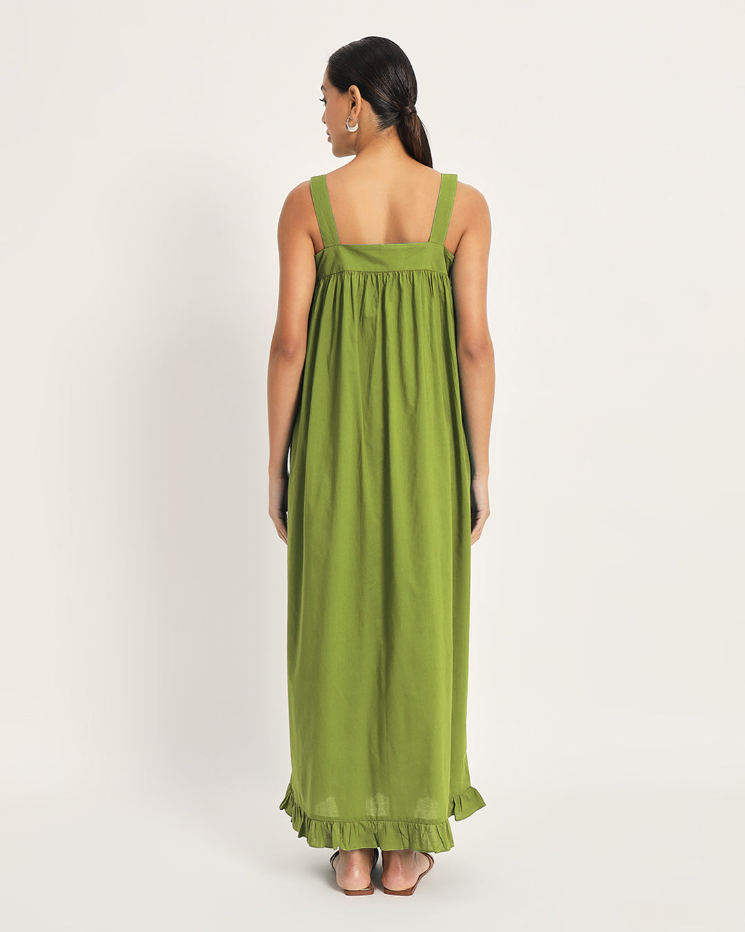 Combo: Russet Red & Sage Green Twilight to Noon Nightdress