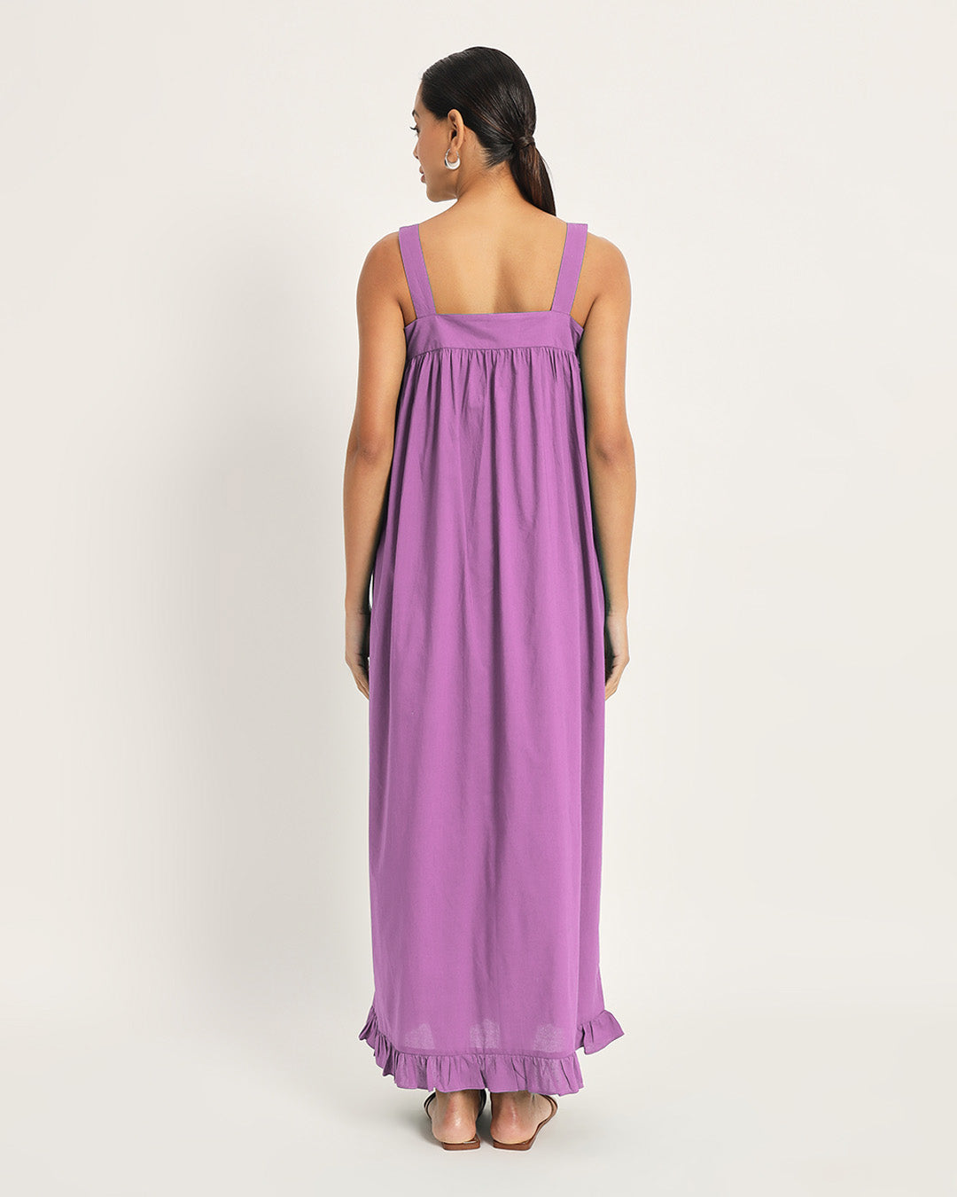 Combo: Russet Red  & Wisteria Purple Twilight to Noon Nightdress