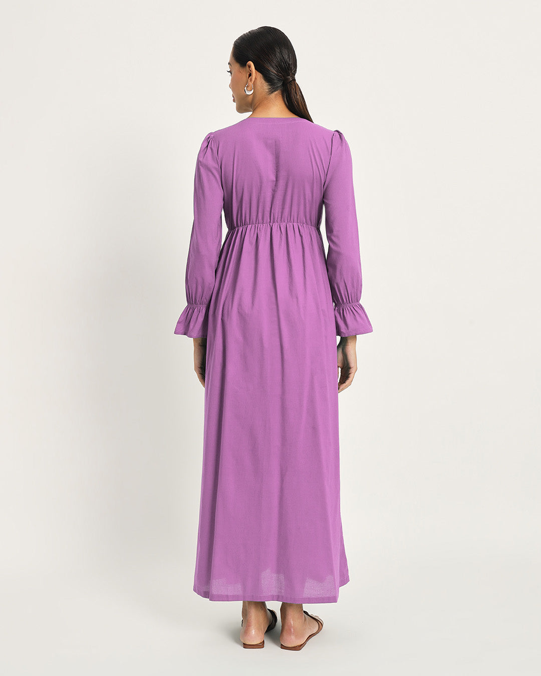 Combo: Russet Red & Wisteria Purple Day-Night Ease Nightdress