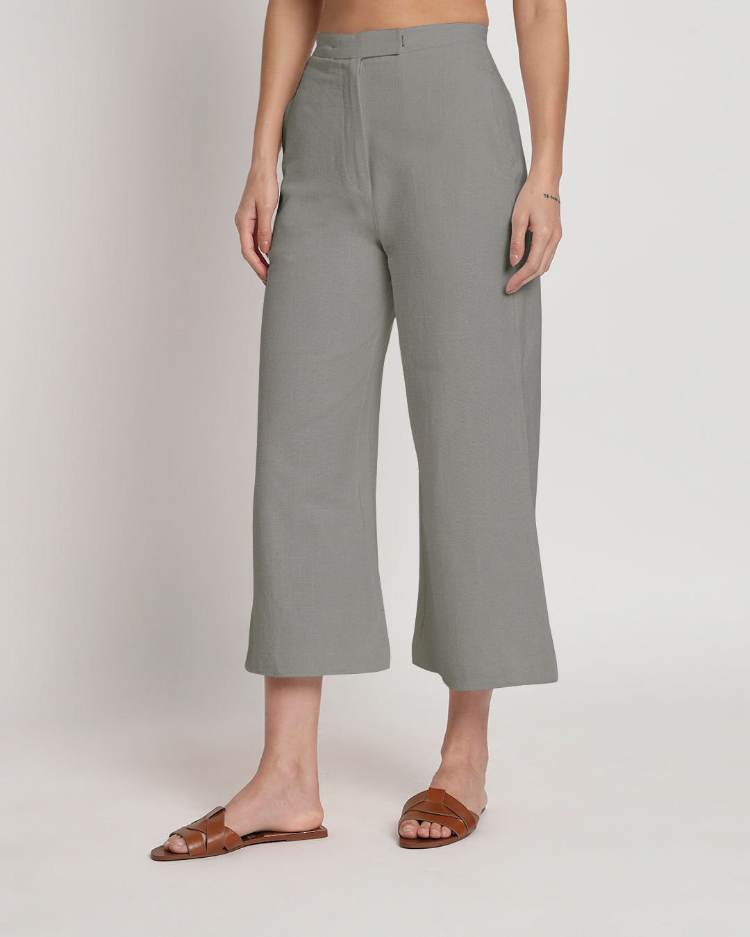 City Style Grey Tailored Trousers