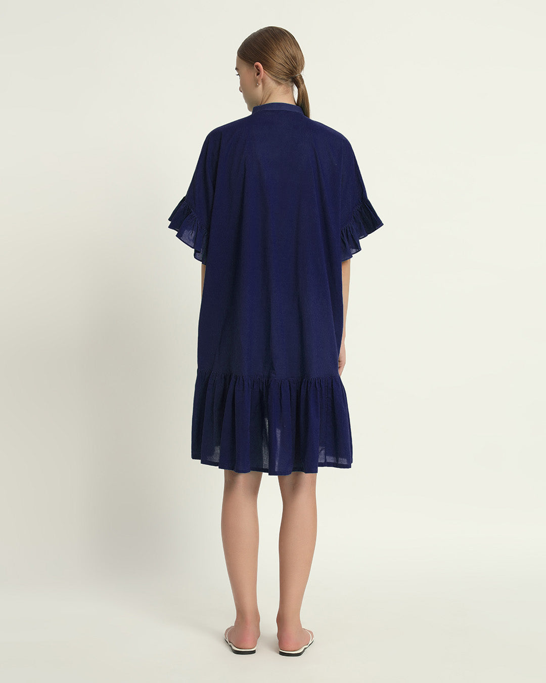 Midnight Blue Mother-To-Be Maternity & Nursing Dress