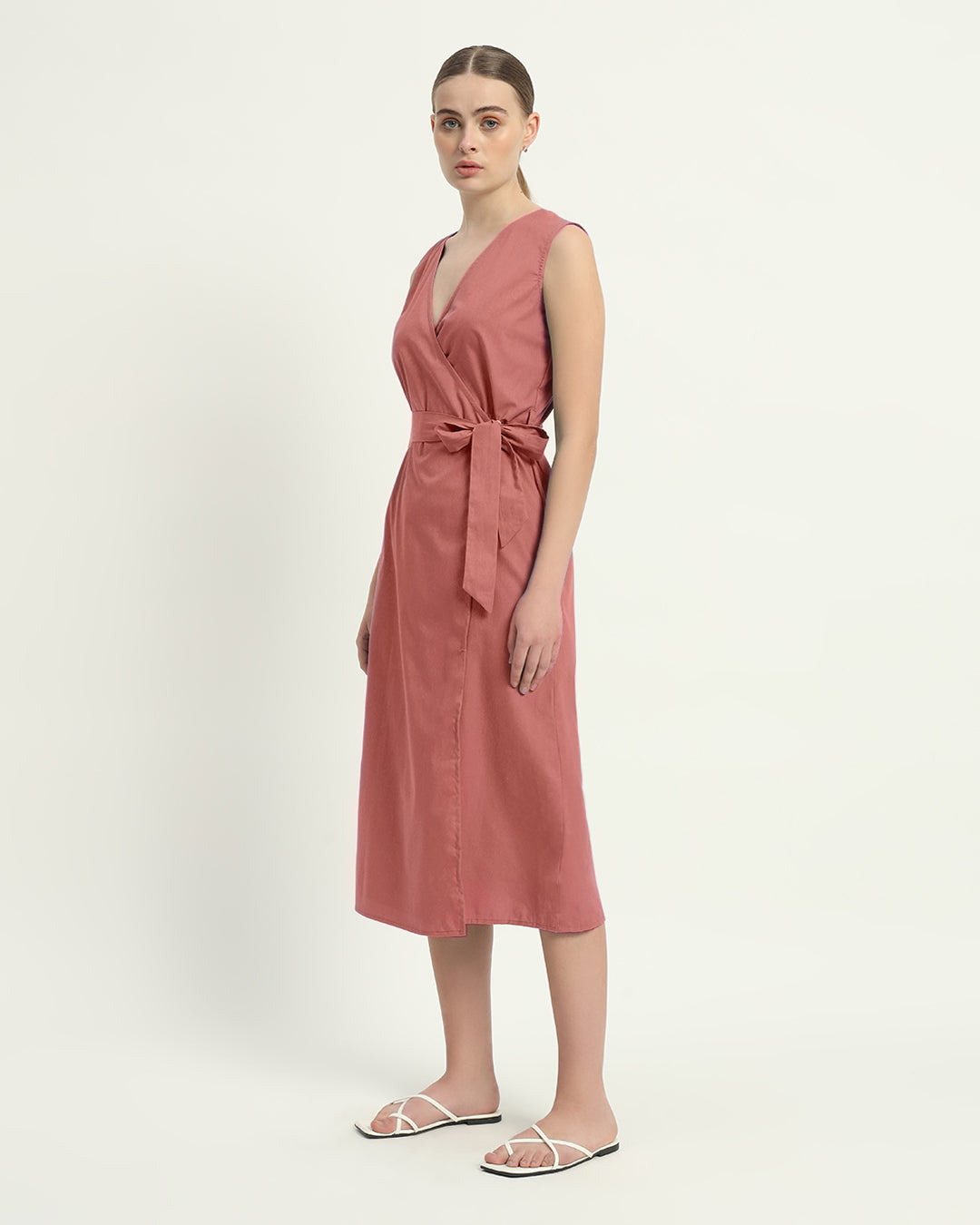 The Ivory Pink Windsor Cotton Dress