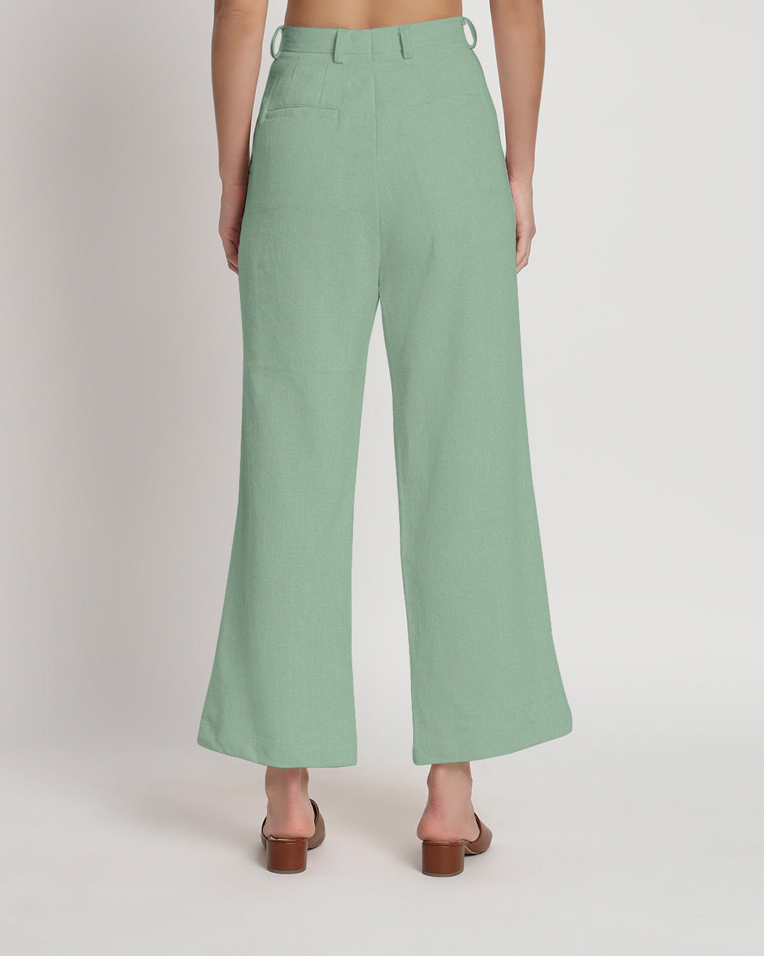 Easeful Tailored Elegance Spring Green Pants