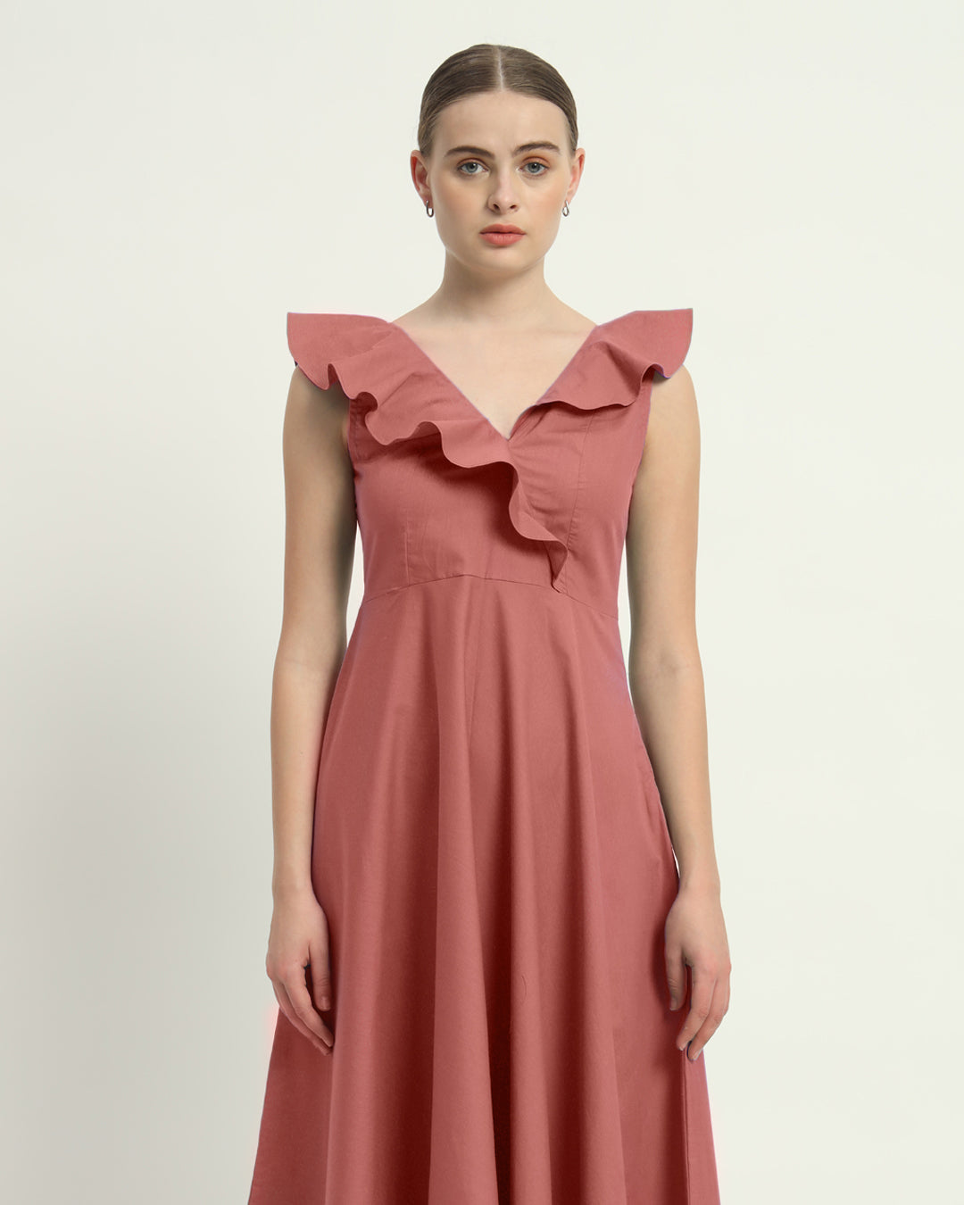 The Ivory Pink Albany Cotton Dress