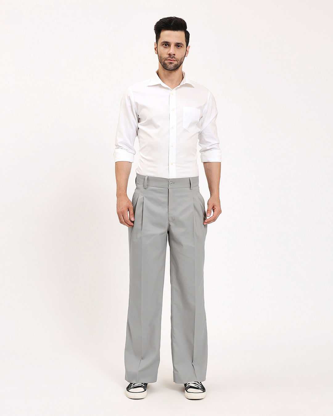 Incheon Loose Steel Blue Fit Men's Pants