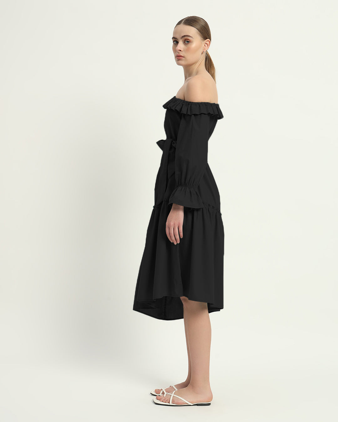 The Noir Stellata Cotton Dress