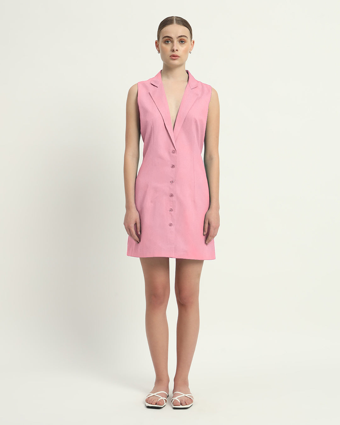 The Fondant Pink Vernon Cotton Dress