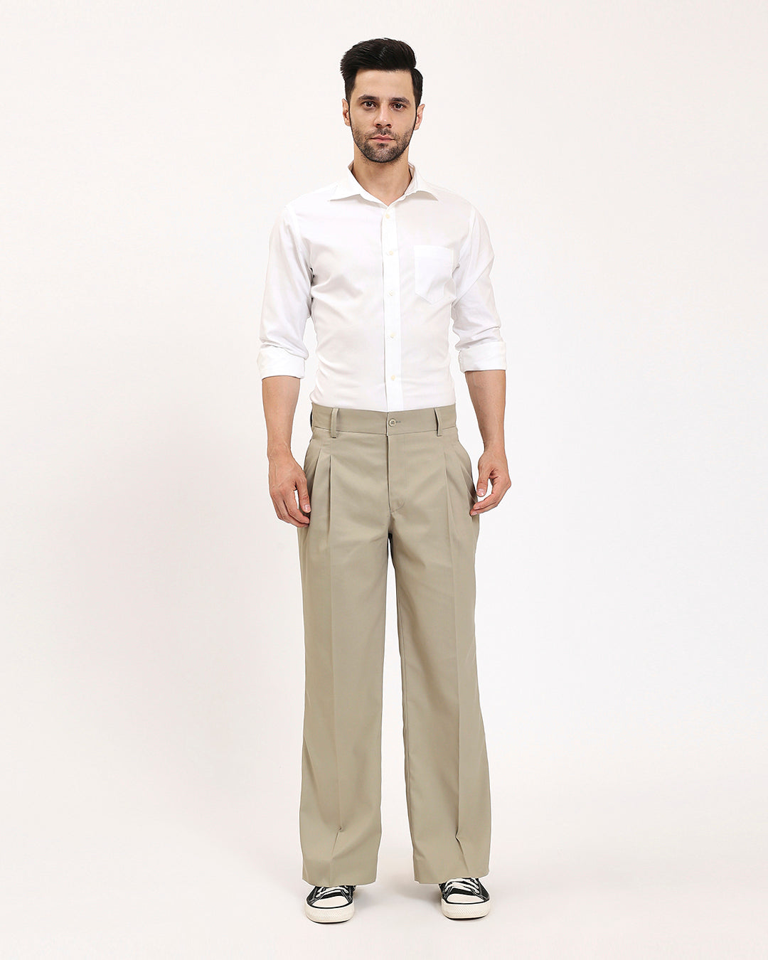 Incheon Loose Olive Green Fit Men's Pants