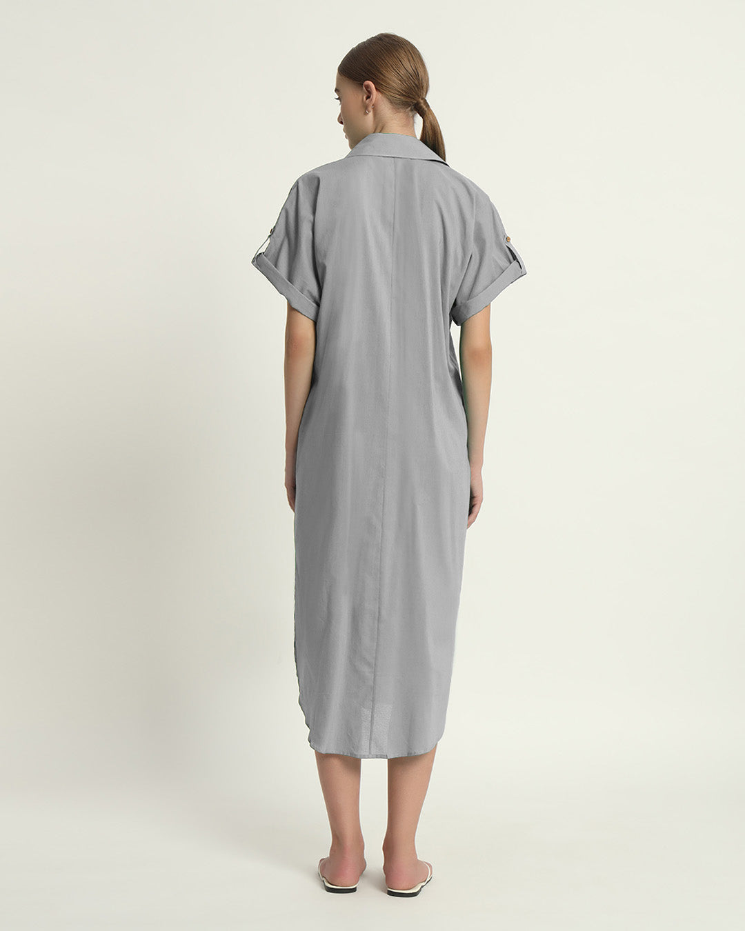 Iced Grey The Ariane Dress