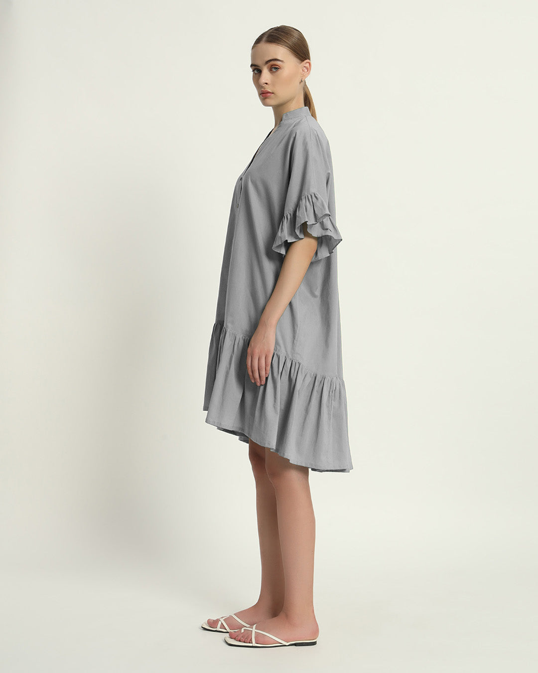 Iced Grey The Berenice Dress