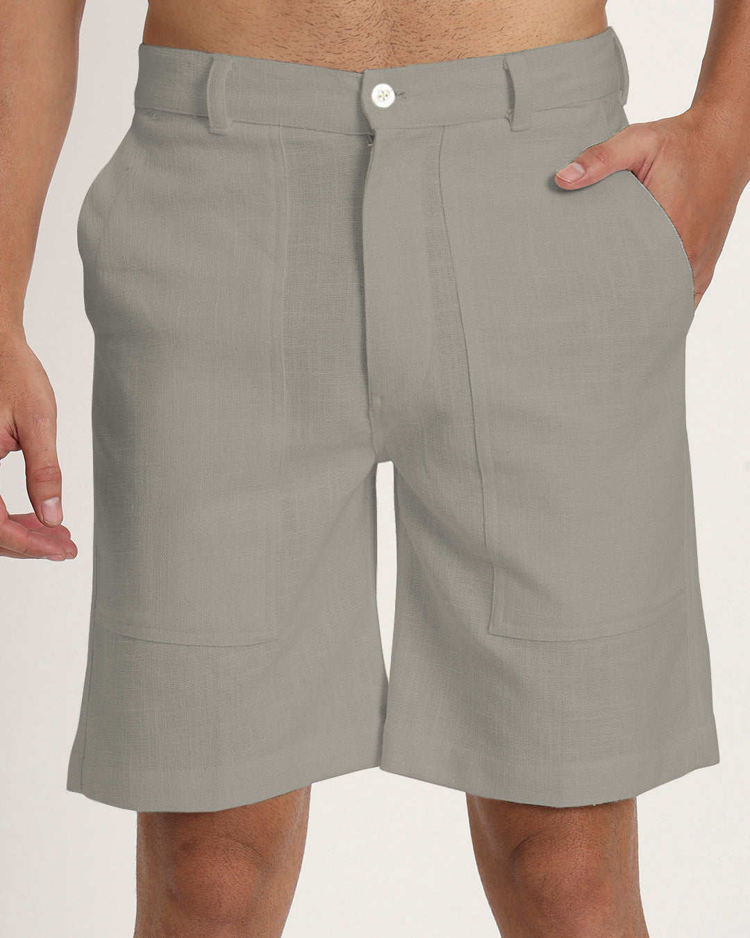 Patch Pocket Playtime Iced Grey Men's Shorts