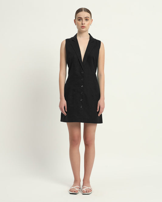 The Noir Vernon Cotton Dress