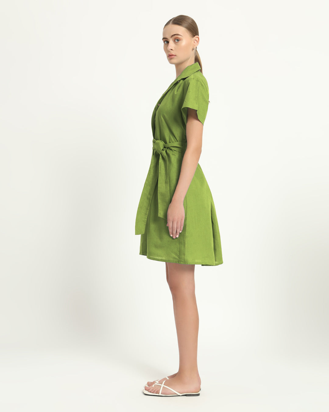 The Loretto Fern Cotton Dress