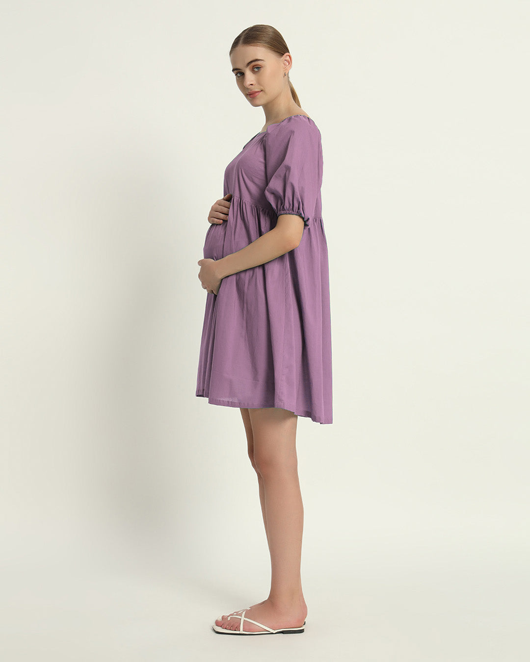 Iris Pink Tender Moments Maternity & Nursing Dress