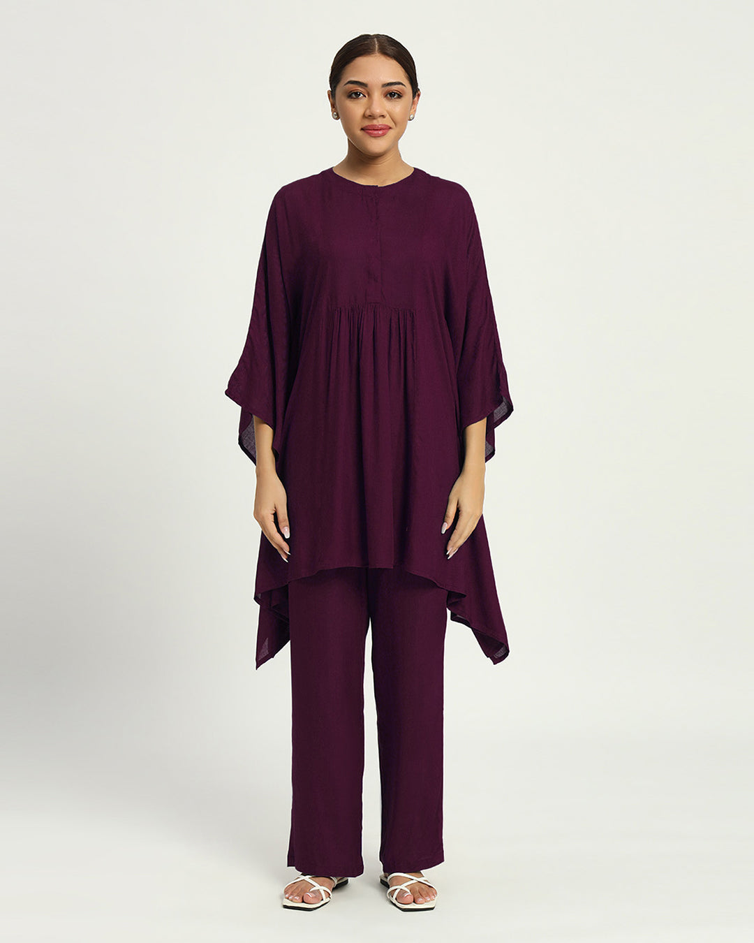 Plum Passion Everyday Comfy Kaftan Co-ord Set