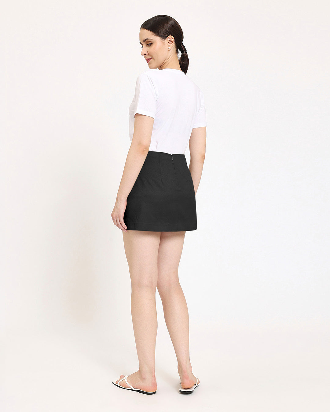 IU Black Korean Skort