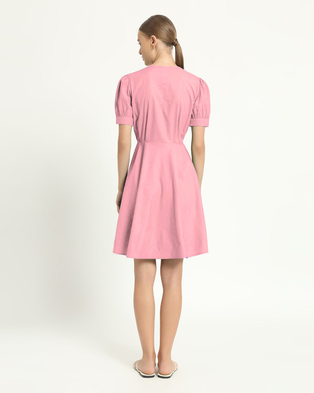 The Kittsee Fondant Pink Cotton Dress