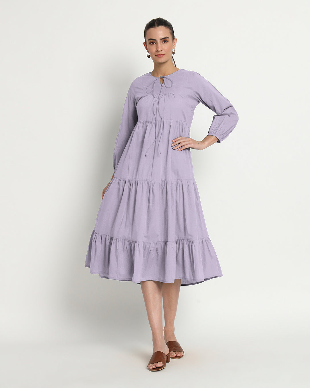 Lilac Joyful Journey Maxi Dress