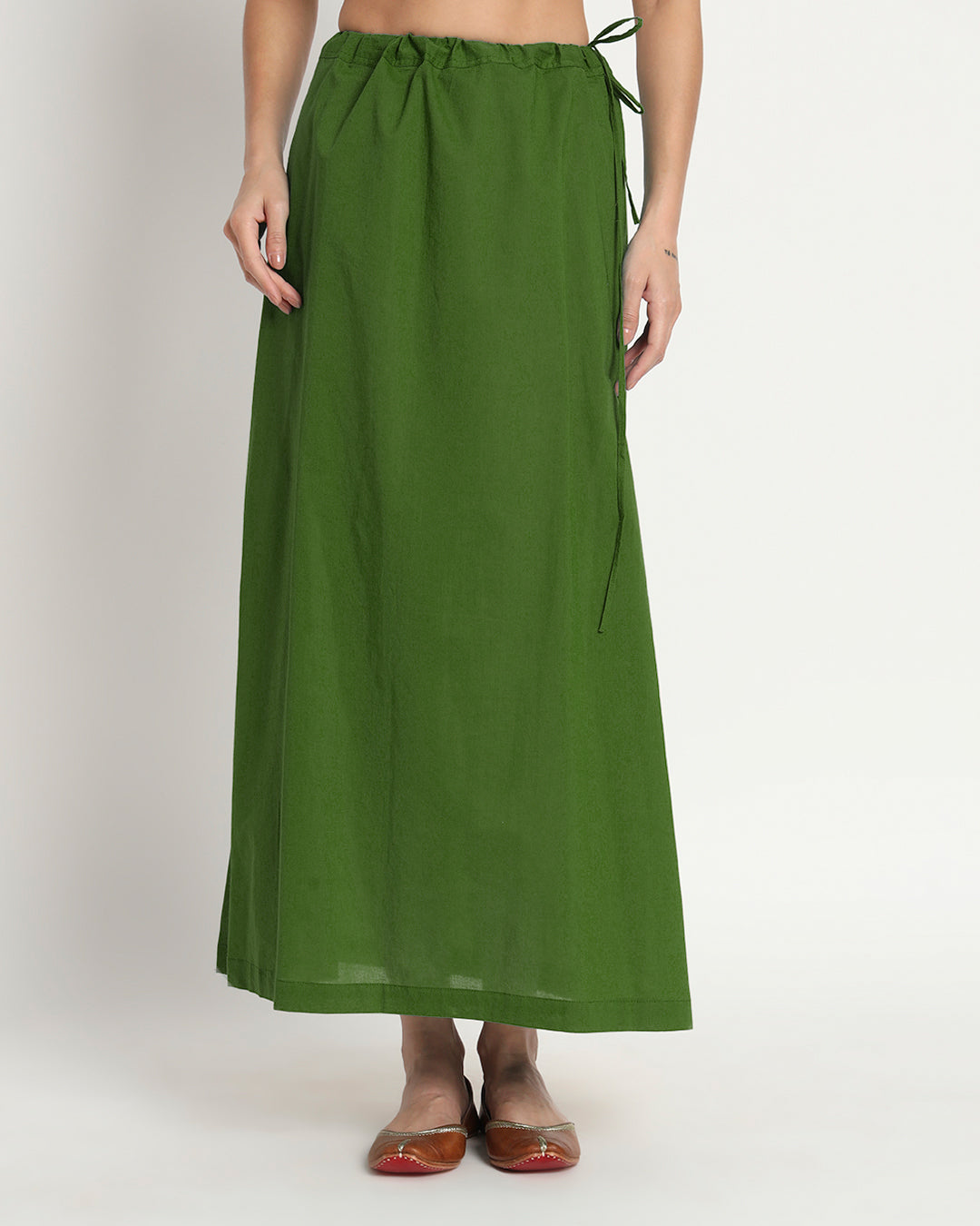Combo: Black & Greening Spring Peekaboo Petticoat- Set of 2