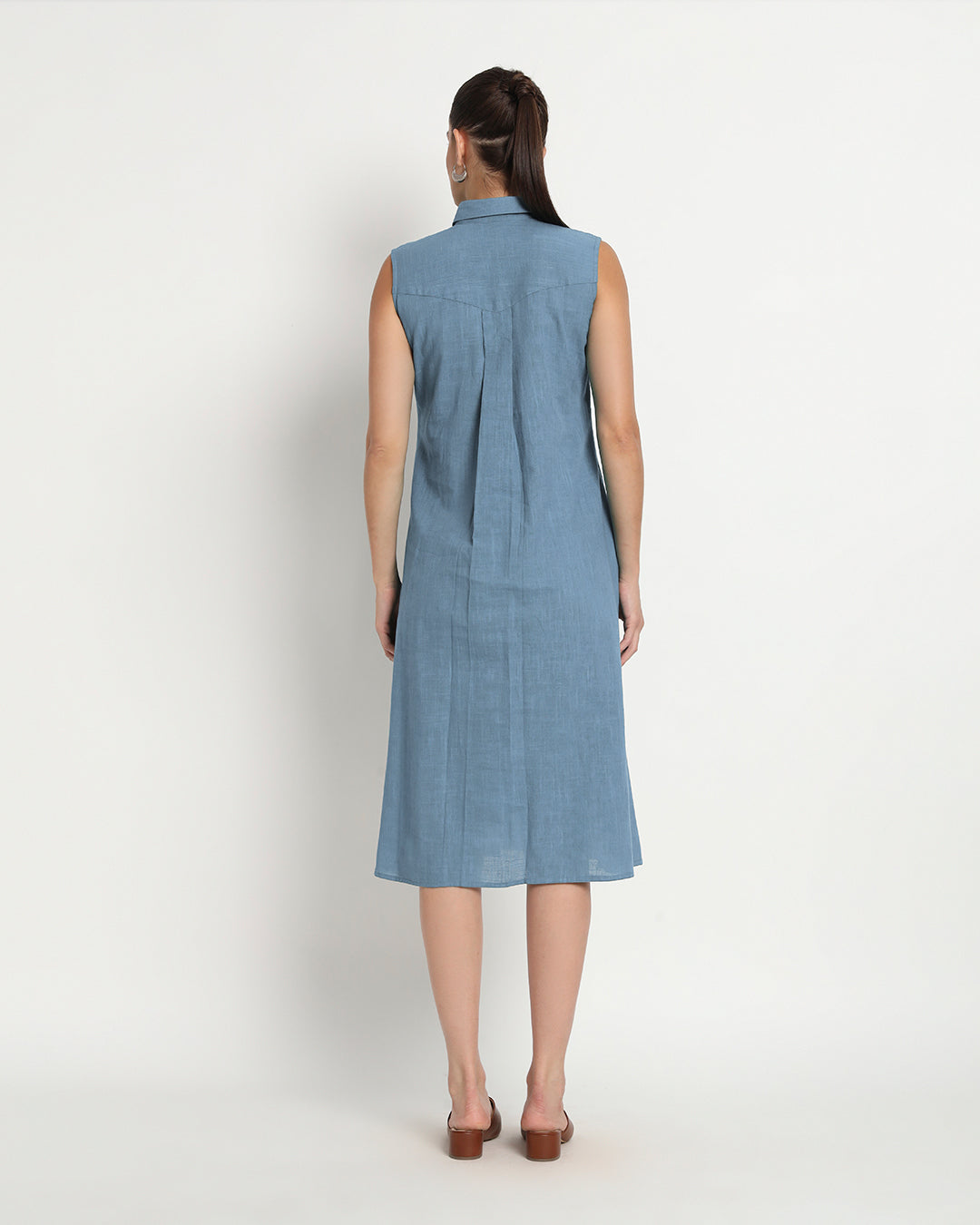 Blue Dawn Artful A-Line Dress