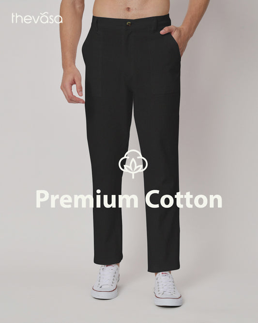 Comfy Ease Black Men's Pants