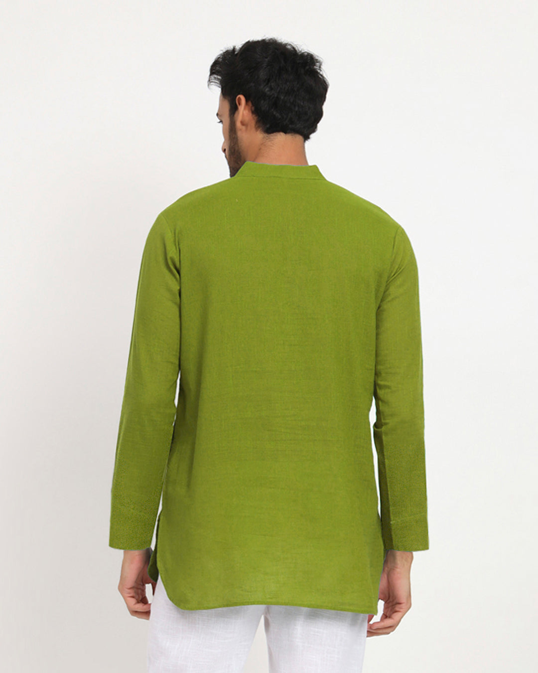 Sage Green Sleek Symmetry Men's Kurta