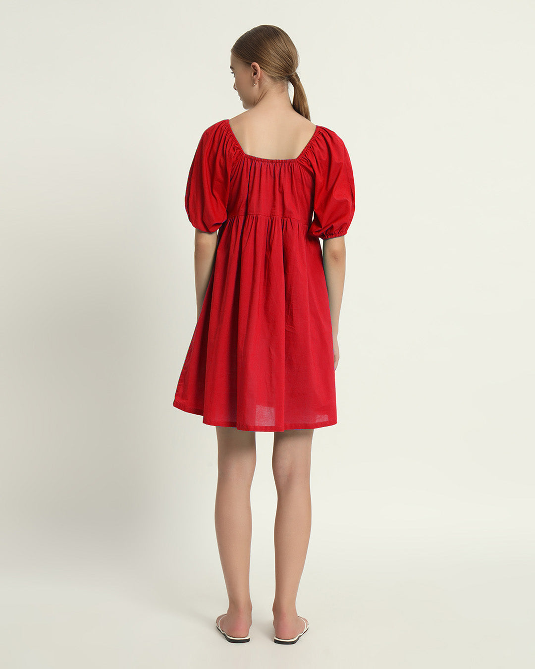 Classic Red Tender Moments Maternity & Nursing Dress