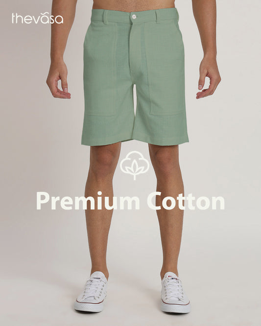 Patch Pocket Playtime Spring Green Men's Shorts