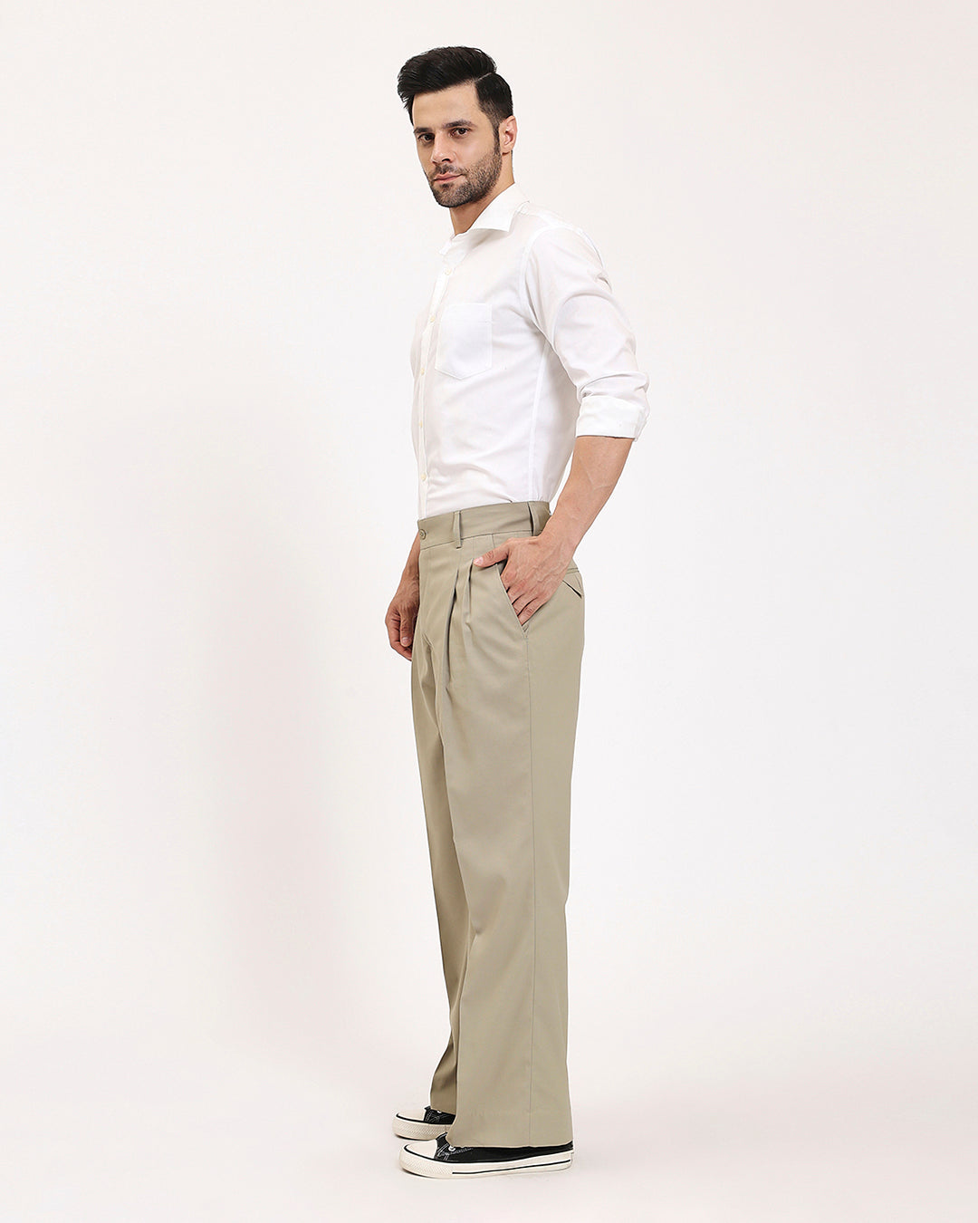 Incheon Loose Olive Green Fit Men's Pants