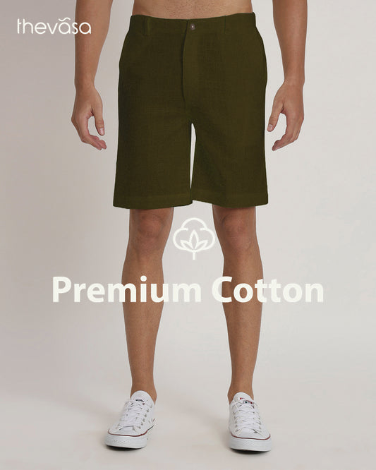 Ready For Anything Olive Green Men's Shorts