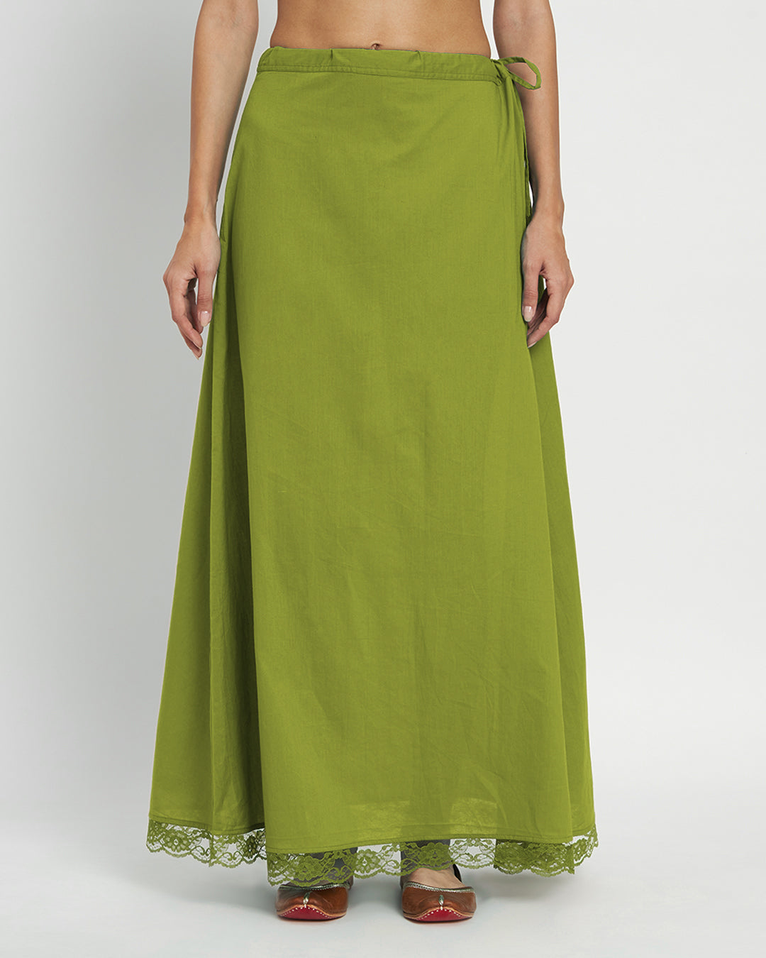 Sage Green Lace Medley Peekaboo Petticoat