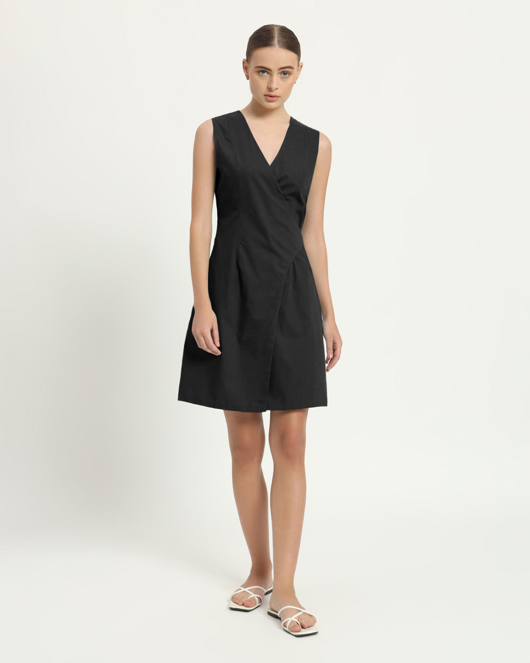 The Augsberg Noir Cotton Dress