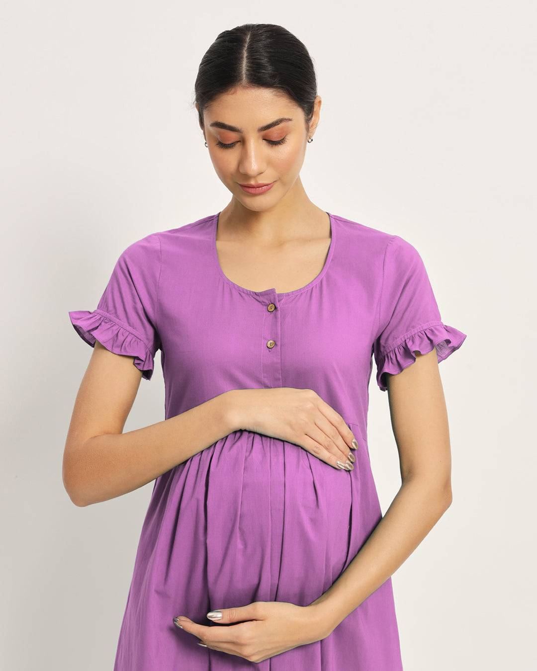 Wisteria Bumpin' & Stylin' Maternity & Nursing Dress