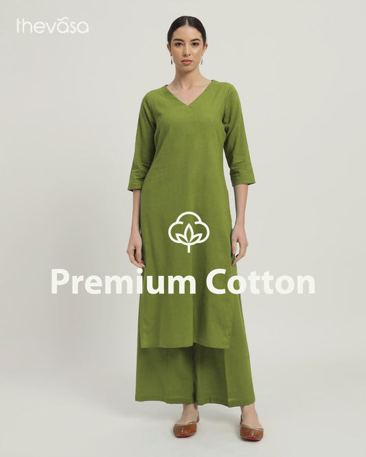 Sage Green Verve & Versatility Solid Co-ord Set