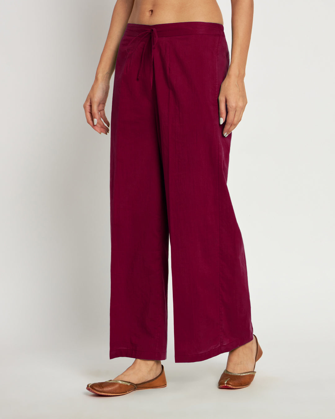 Russet Red Wide Pants