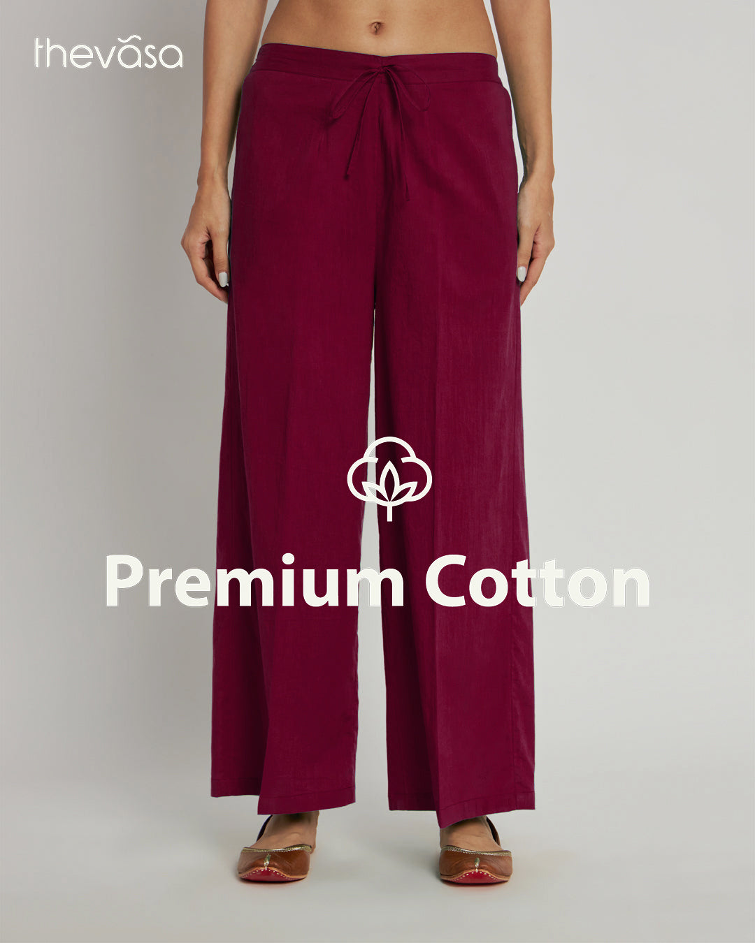 Russet Red Wide Pants