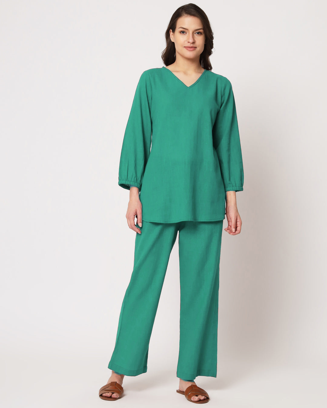 Valley Vista Bishop Sleeves Solid Top (Without Bottoms)