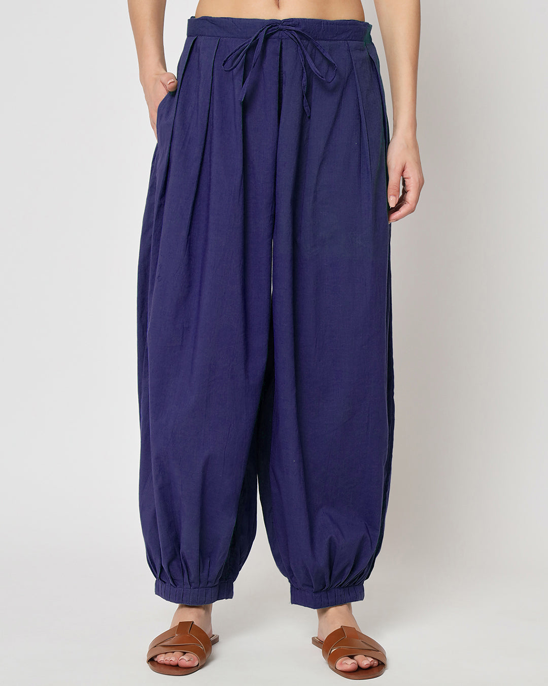 Buy Harem Pants In Dark Purple Online India, Best Prices, COD - Clovia -  AB0010R18