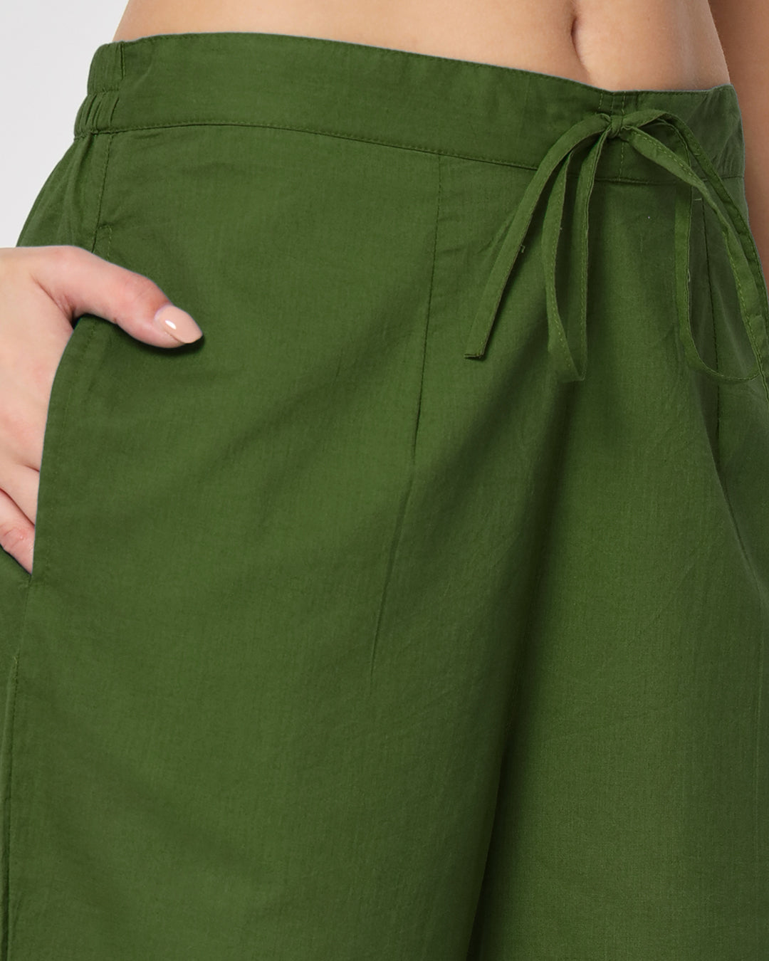 Greening Spring Straight Pants