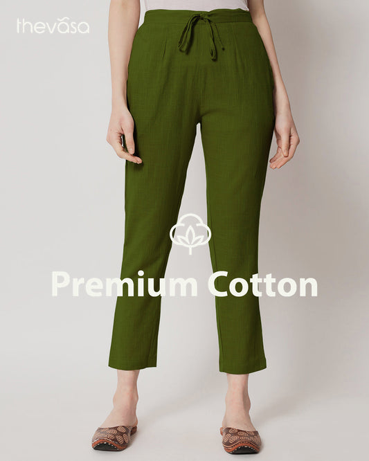 Greening Spring Cigarette Pants