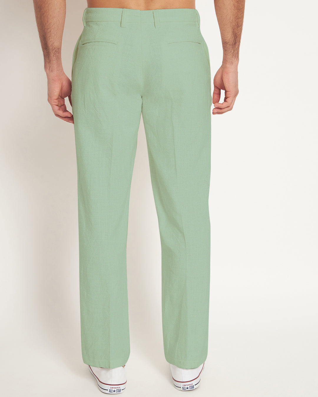Casual Ease Spring Green Men's Pants