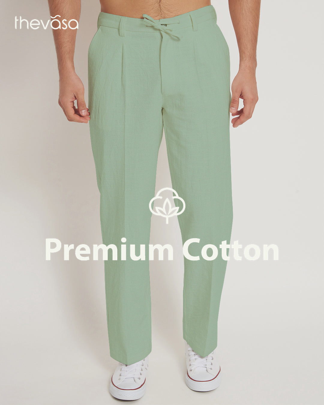 Casual Ease Spring Green Men's Pants