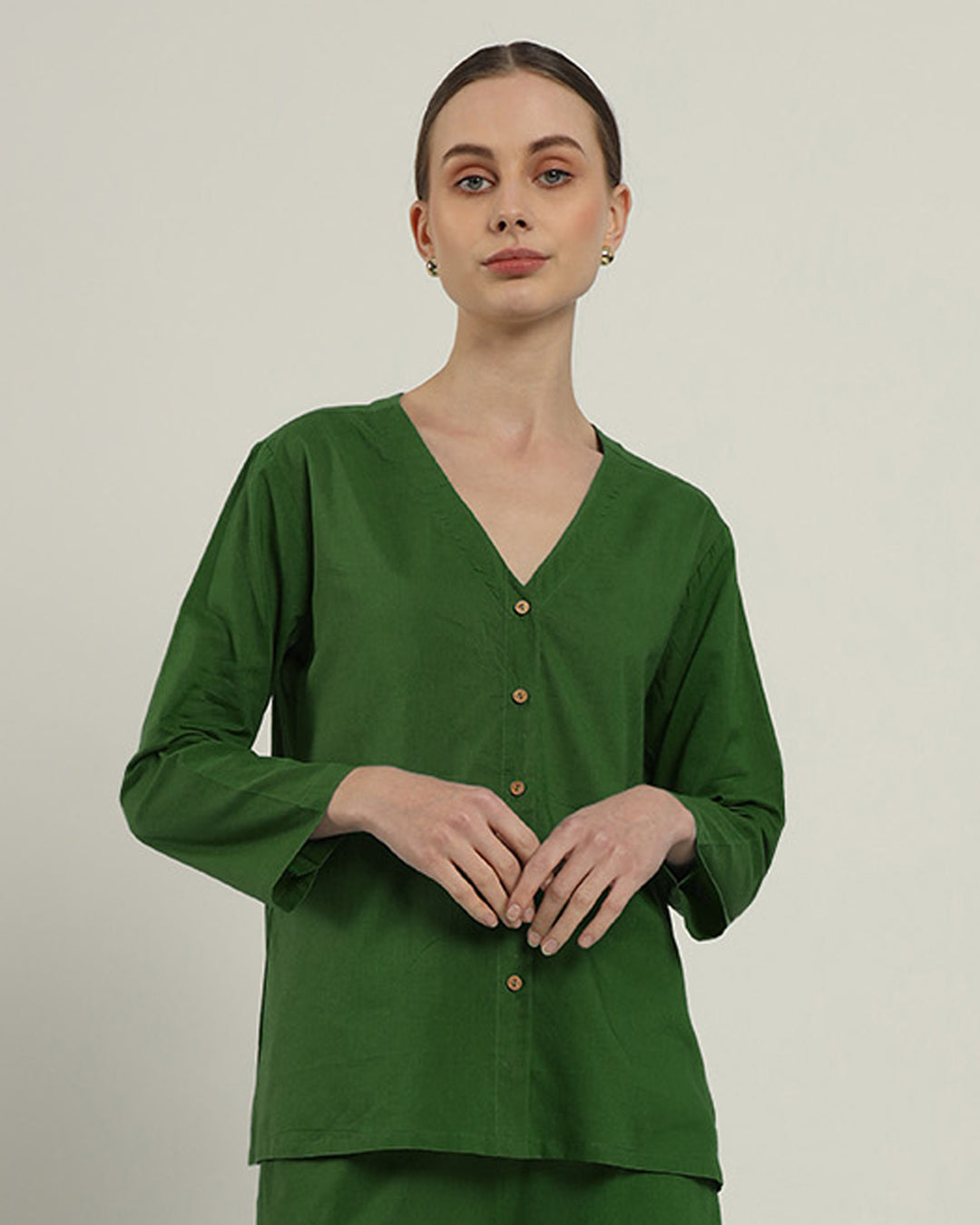 Emerald Classic Grace Shirt Top (Without Bottoms)