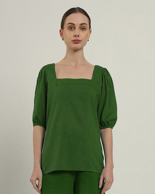 Emerald Urbanite Square Neck Top (Without Bottoms)