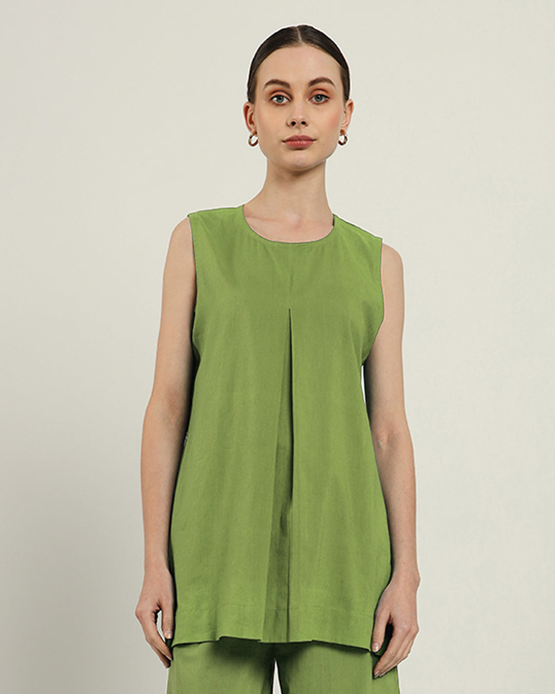 Fern Pleated A Line Top (Without Bottoms)